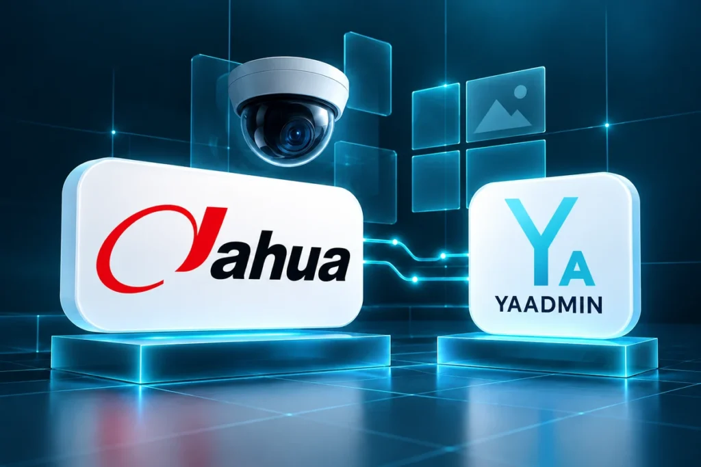 Dahua / Video Surveillance with YAADMIN — original conceptual module artwork